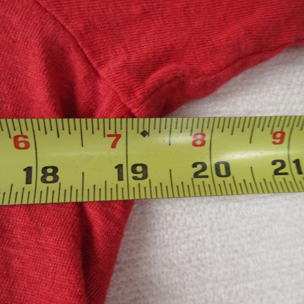 Eileen Fisher V neck Linen Tee Size M R17IZO - Picture 7 of 10